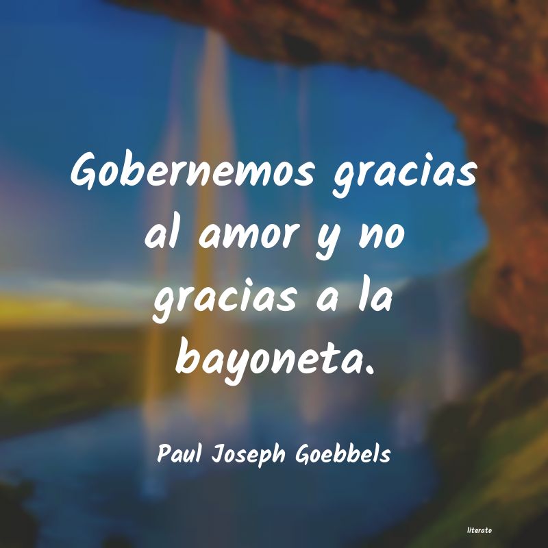 Frases de Paul Joseph Goebbels