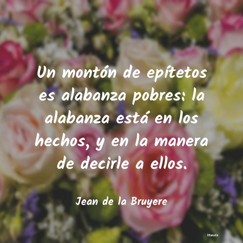 frases de Jean de la Bruyere