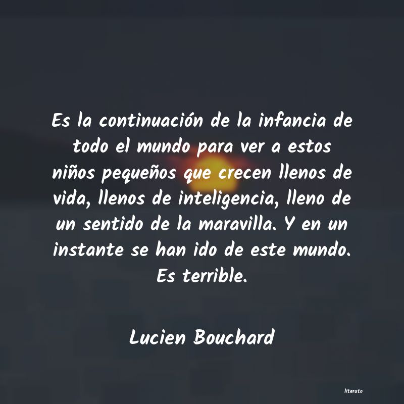 Frases de Lucien Bouchard