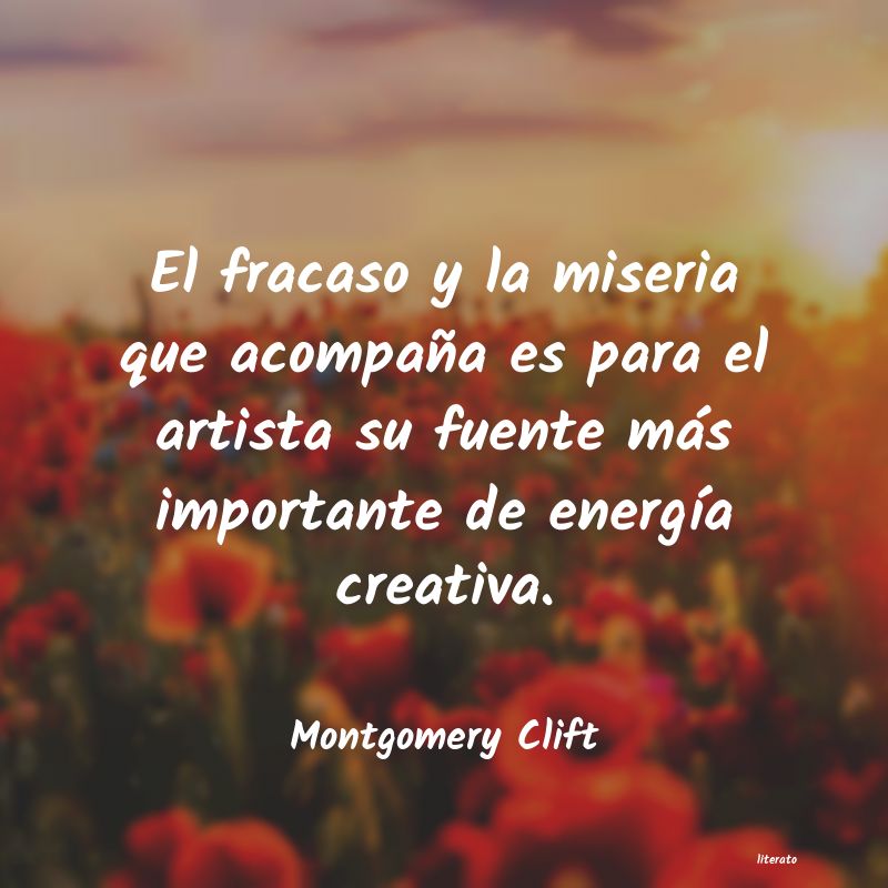 Frases de Montgomery Clift