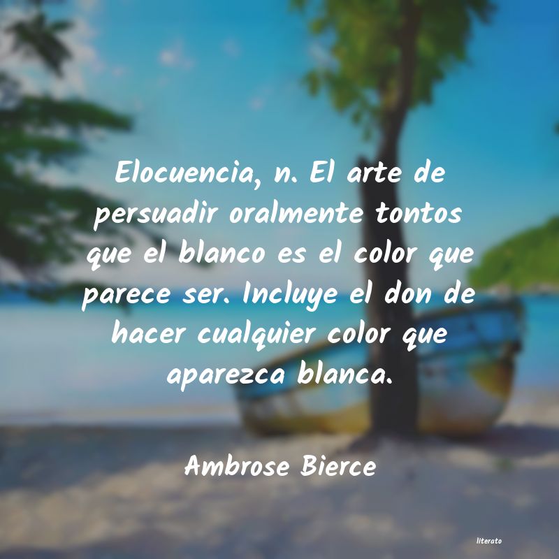 Frases de Ambrose Bierce