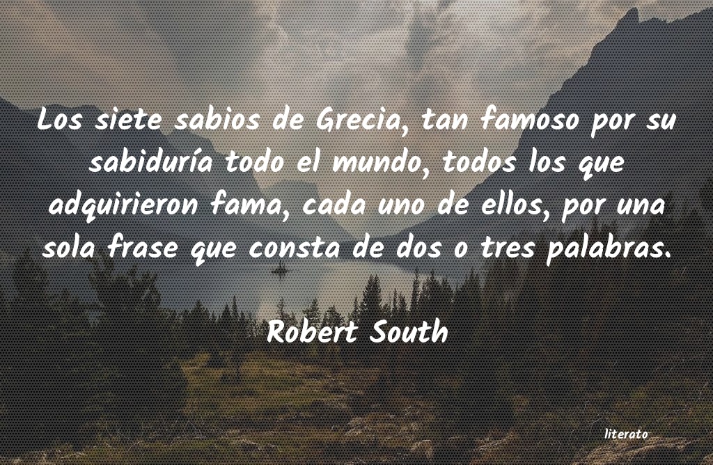 Frases de Robert South