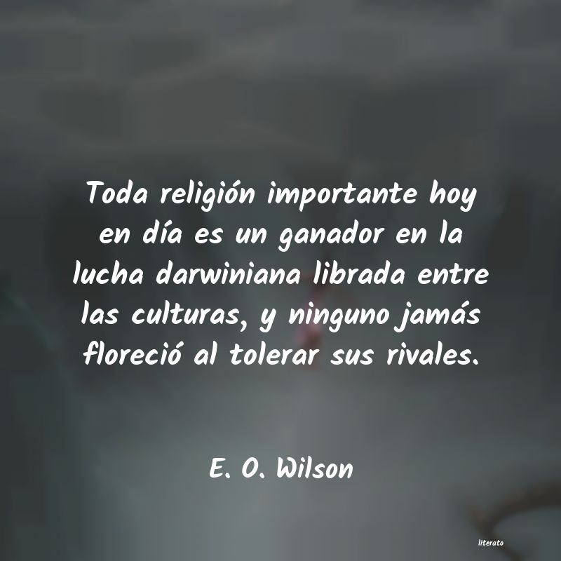 frases de E. O. Wilson