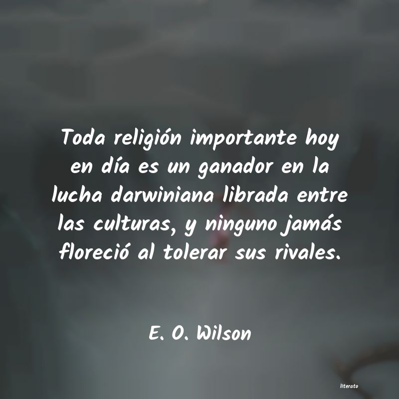 Frases de E. O. Wilson