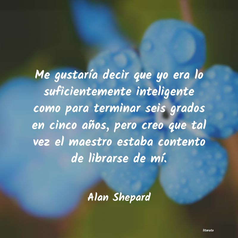 frases de Alan Shepard