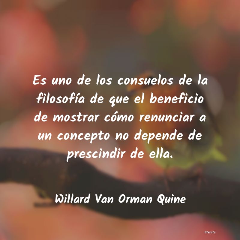 Frases de Willard Van Orman Quine