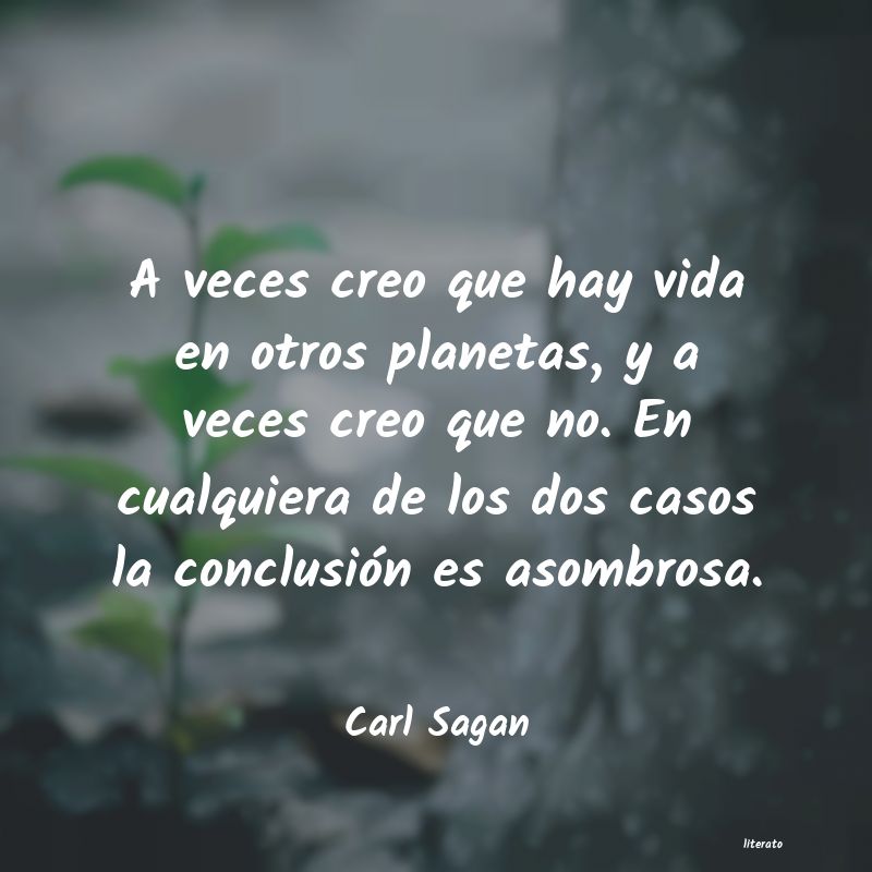 Frases de Carl Sagan