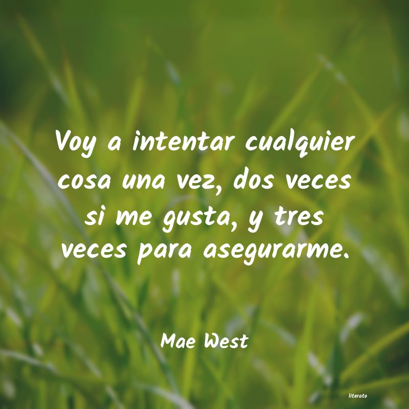 frases de Mae West