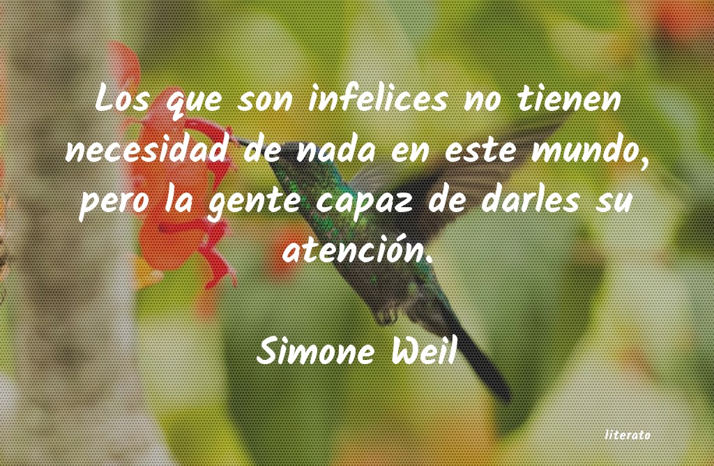 frases de Simone Weil