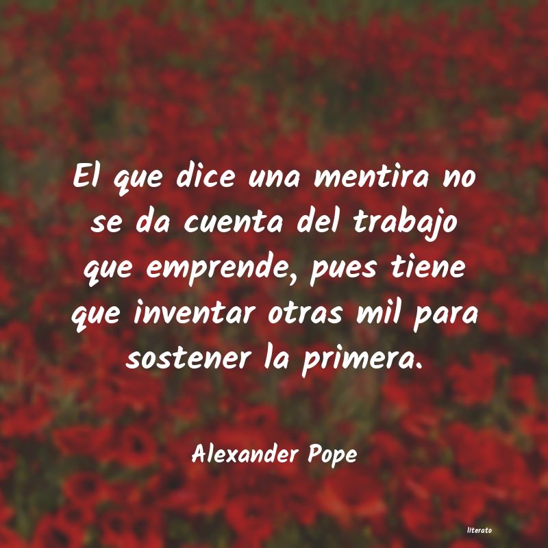 Frases de Alexander Pope