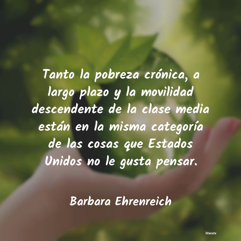 Frases de Barbara Ehrenreich