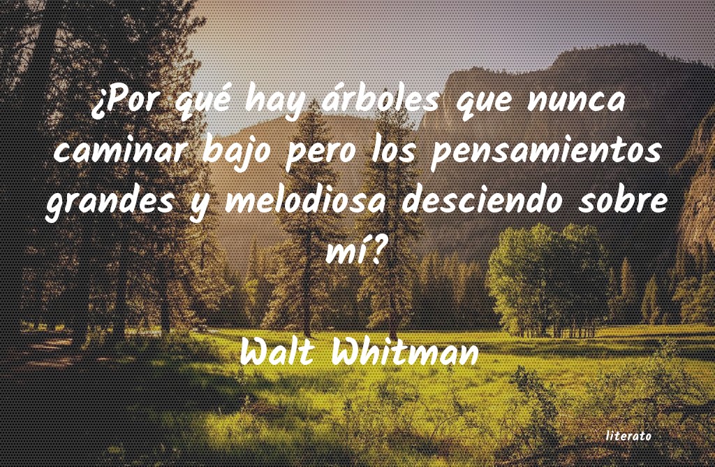 Frases de Walt Whitman