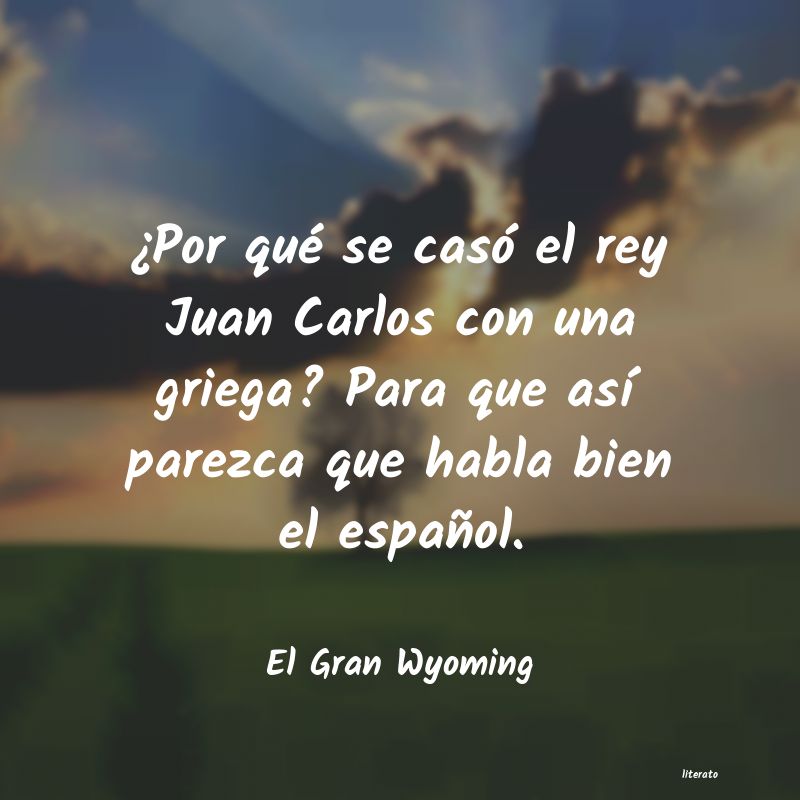 Frases de El Gran Wyoming