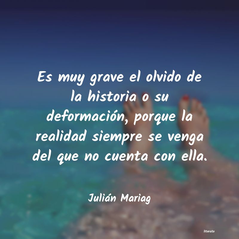 Frases de Julián Mariag