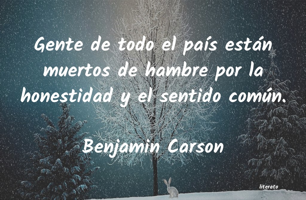 Frases de Benjamin Carson