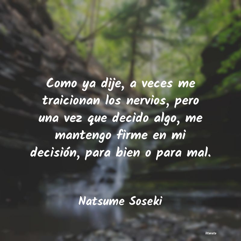 Frases de Natsume Soseki