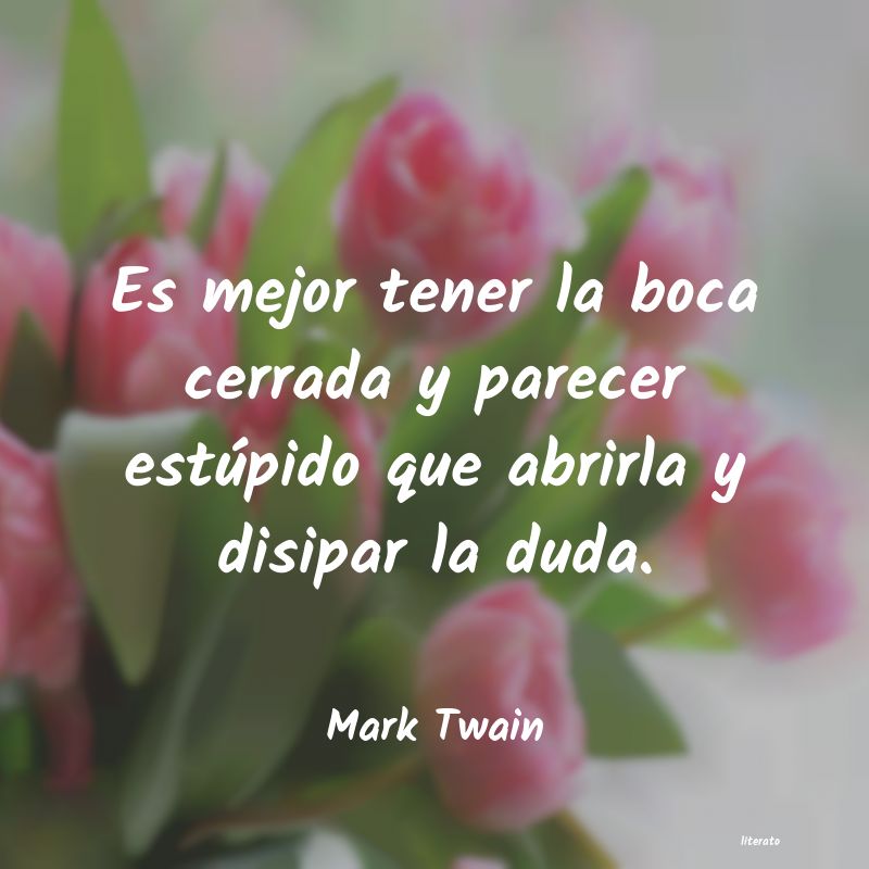 frases de Mark Twain