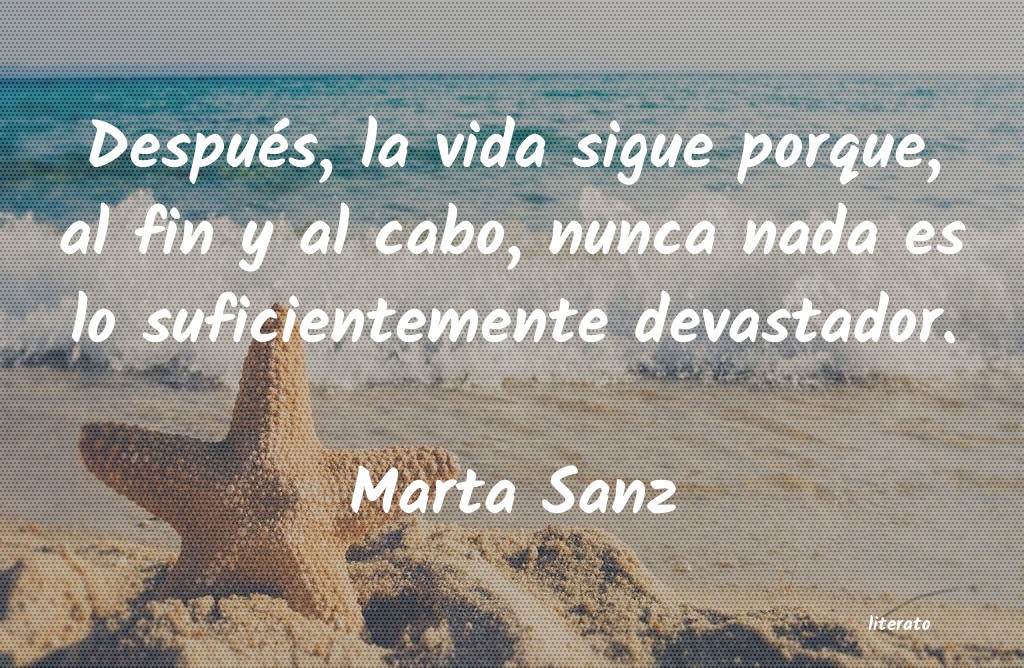 Frases de Marta Sanz