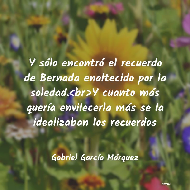 frases de Gabriel GarcÃa Márquez