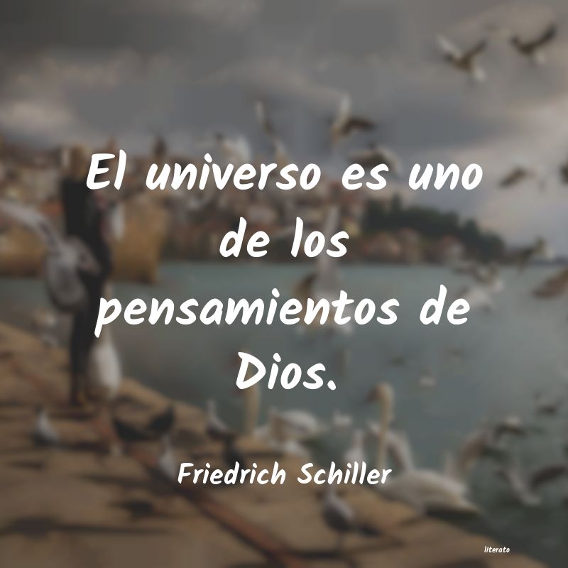 frases de Friedrich Schiller