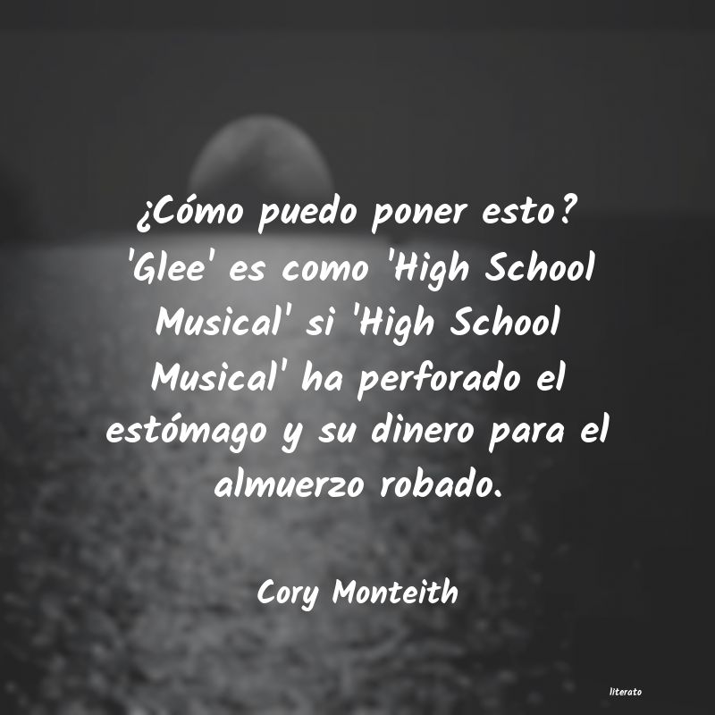 Frases de Cory Monteith