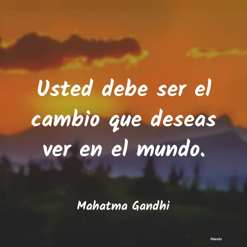 Frases de Mahatma Gandhi