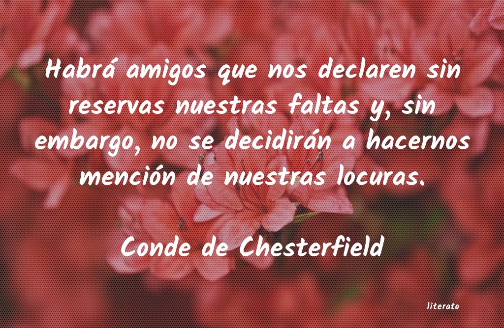 Frases de Conde de Chesterfield