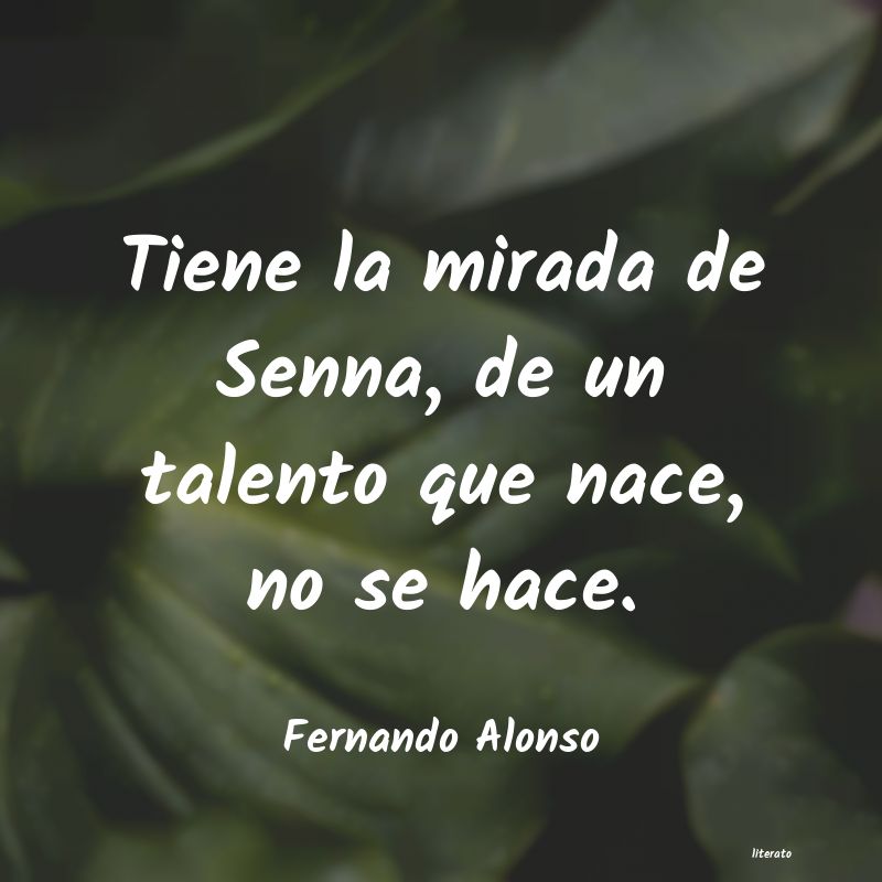 frases de Fernando Alonso