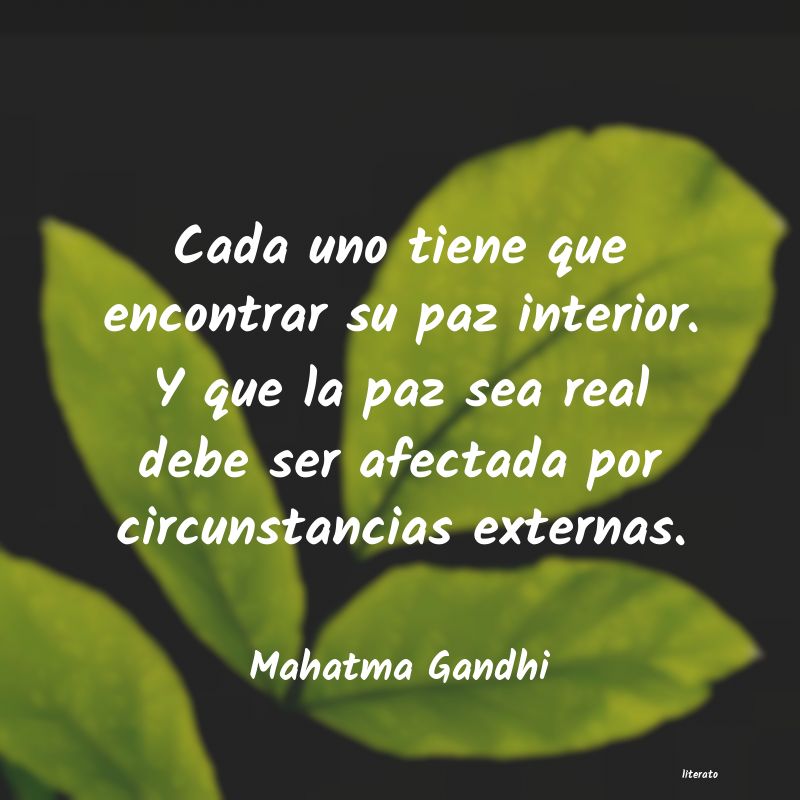 Frases de Mahatma Gandhi