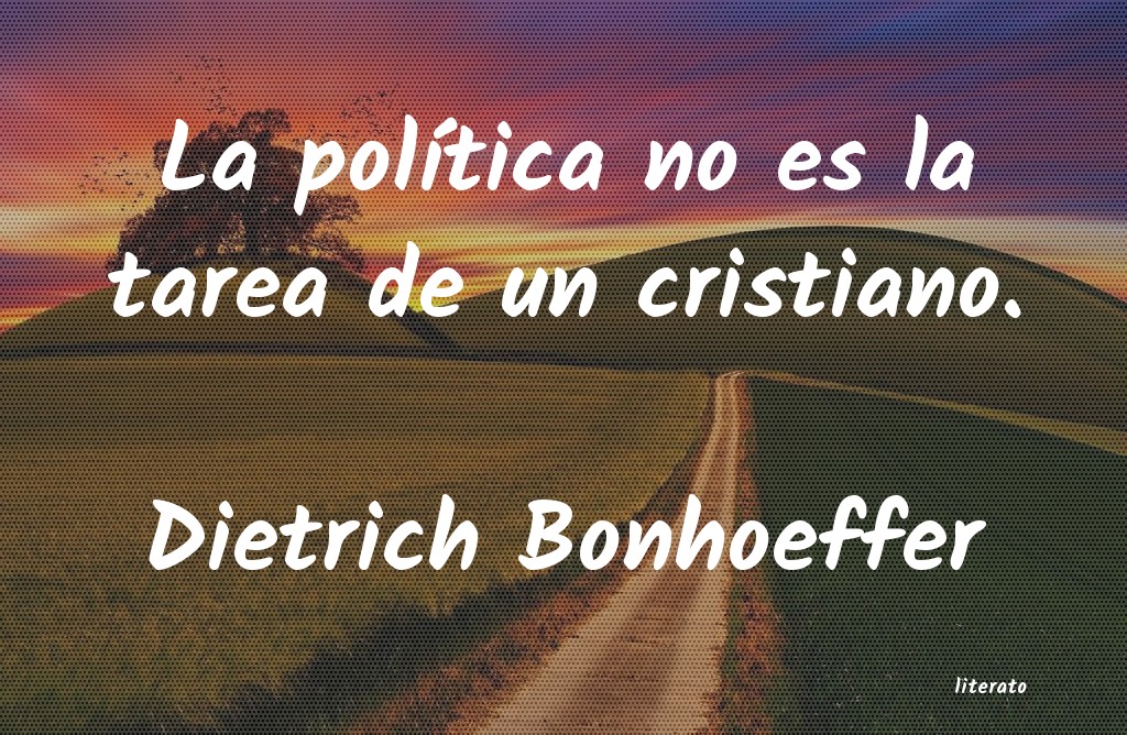 frases de Dietrich Bonhoeffer