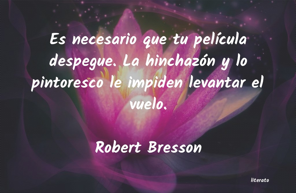 frases de Robert Bresson