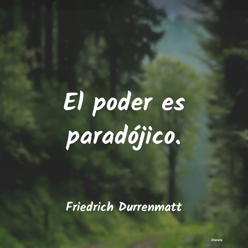 frases de Friedrich Durrenmatt