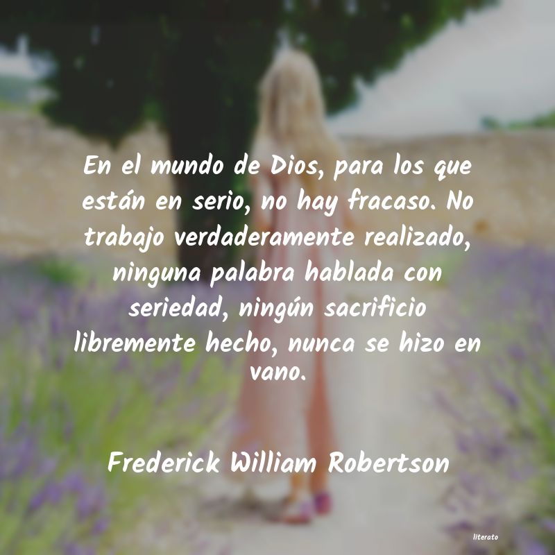 Frases de Frederick William Robertson