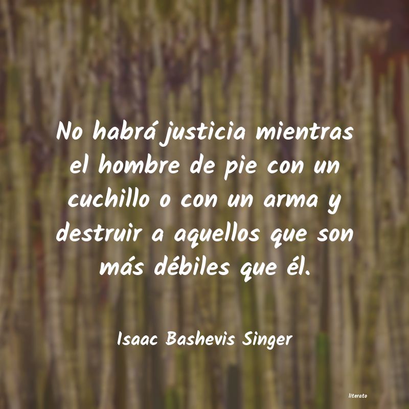 frases de Isaac Bashevis Singer
