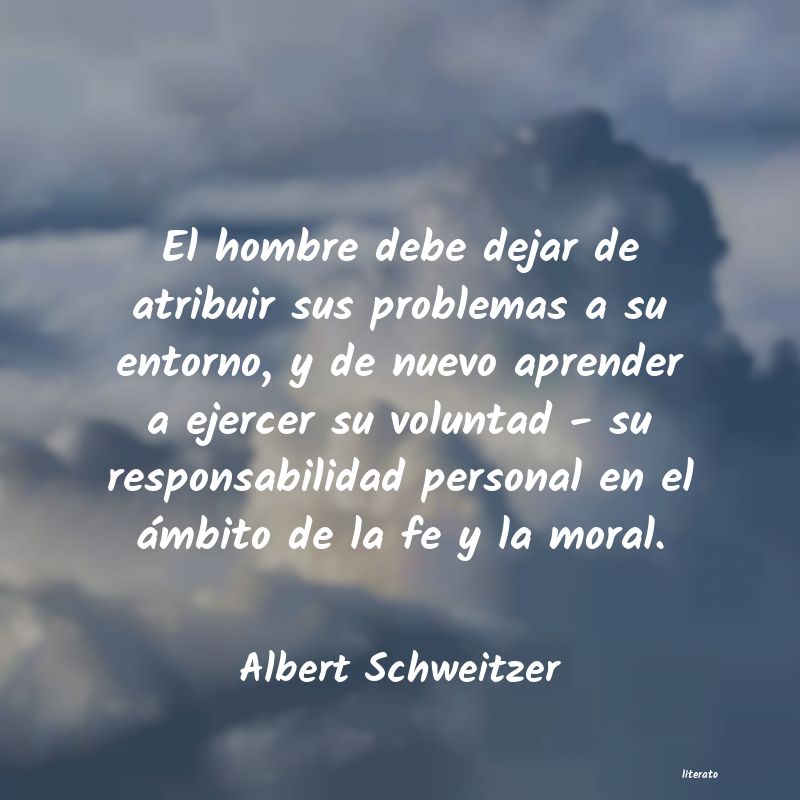 Frases de Albert Schweitzer