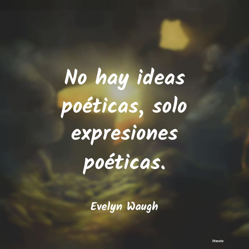 Frases de Evelyn Waugh