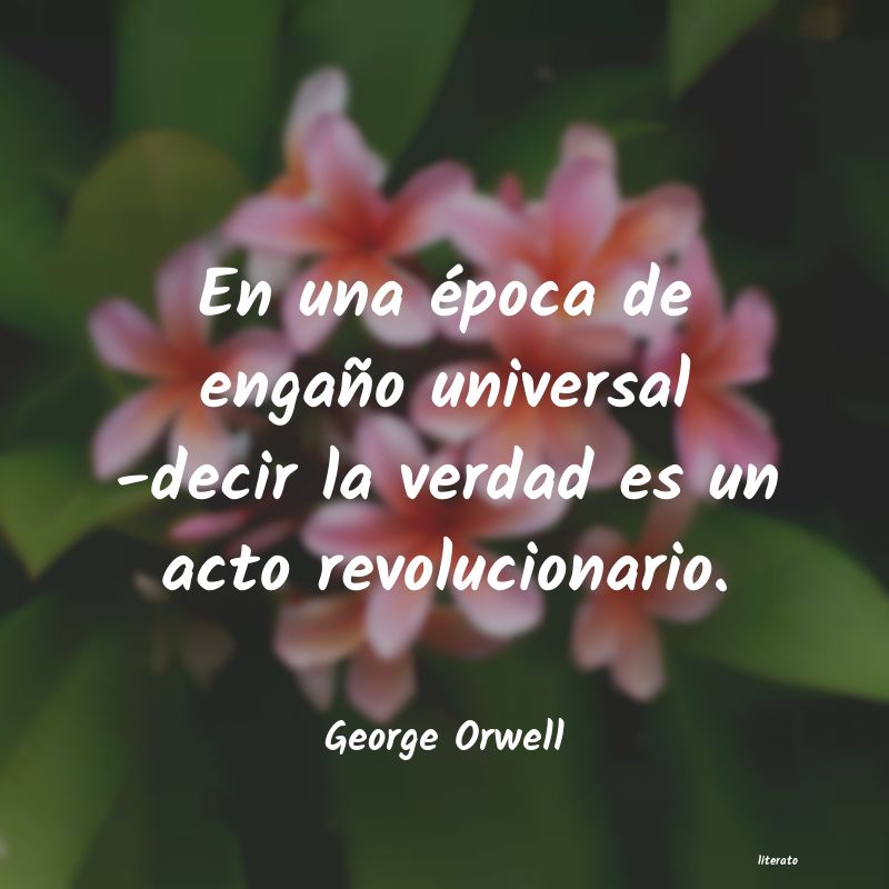 frases de George Orwell
