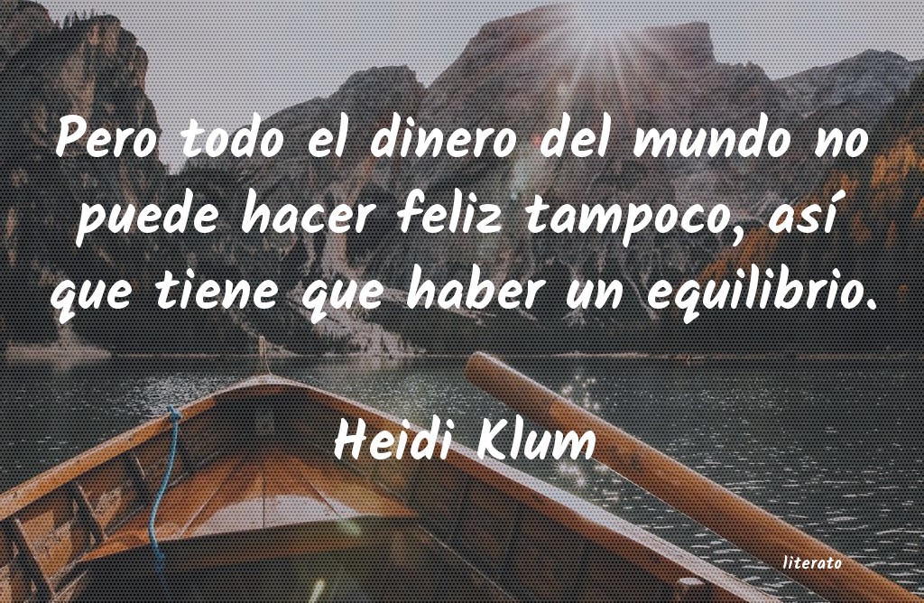frases de Heidi Klum