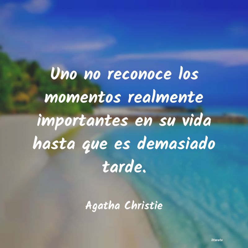 frases de Agatha Christie