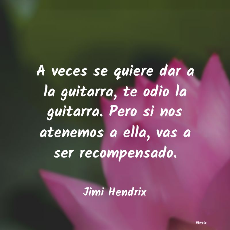 frases de Jimi Hendrix