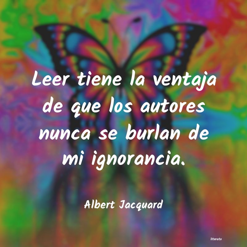 Frases de Albert Jacquard