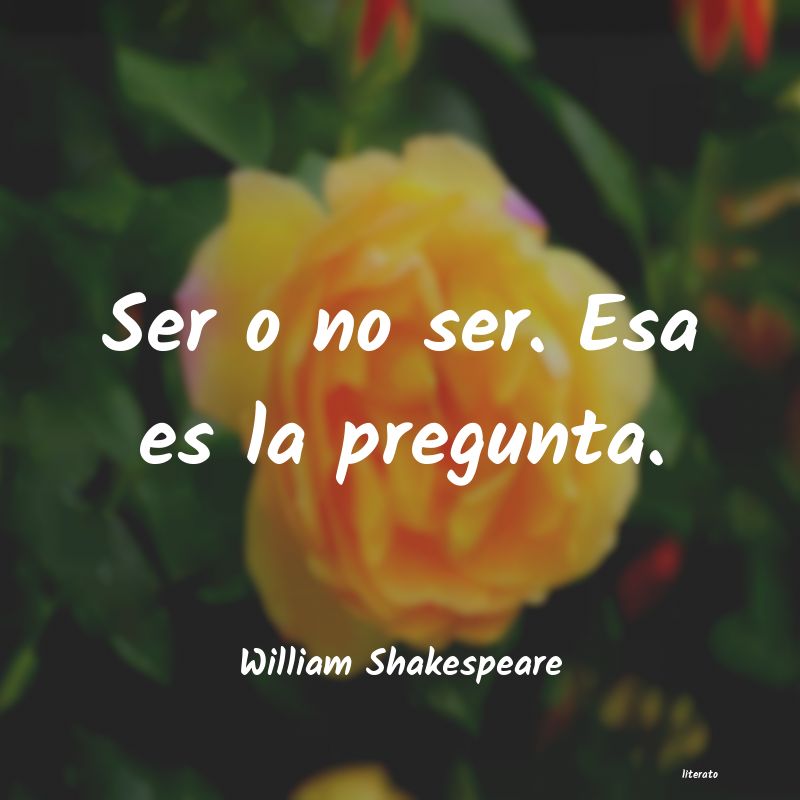 Frases de William Shakespeare