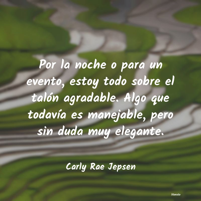 frases de Carly Rae Jepsen