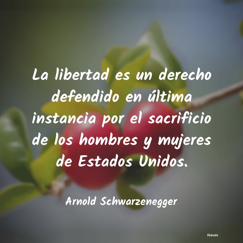 Frases de Arnold Schwarzenegger