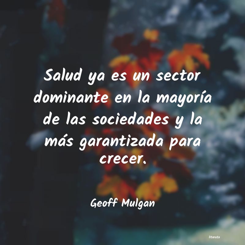 Frases de Geoff Mulgan