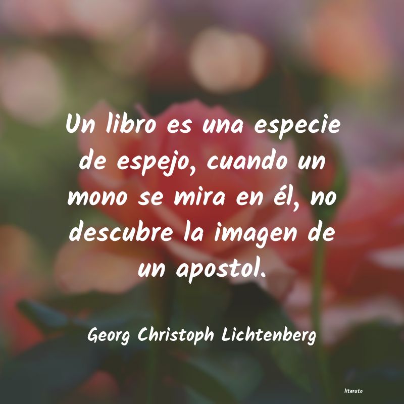 Frases de Georg Christoph Lichtenberg