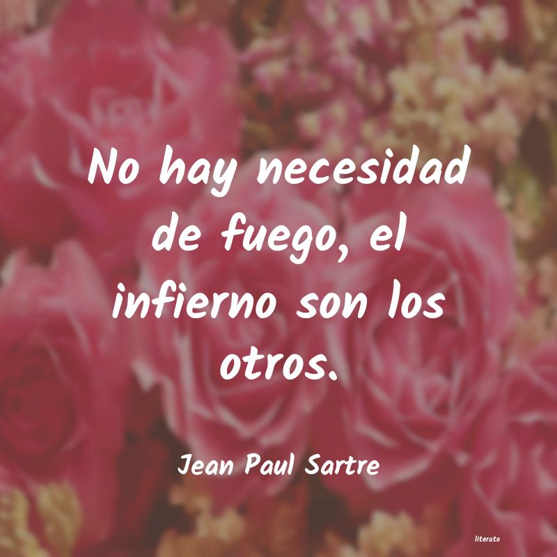 frases de Jean Paul Sartre