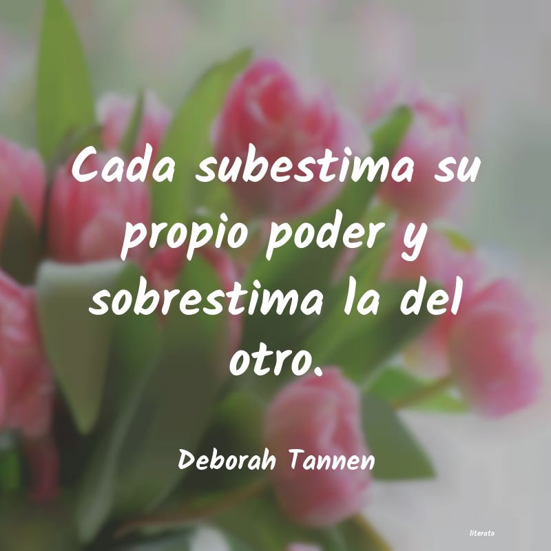 frases de Deborah Tannen