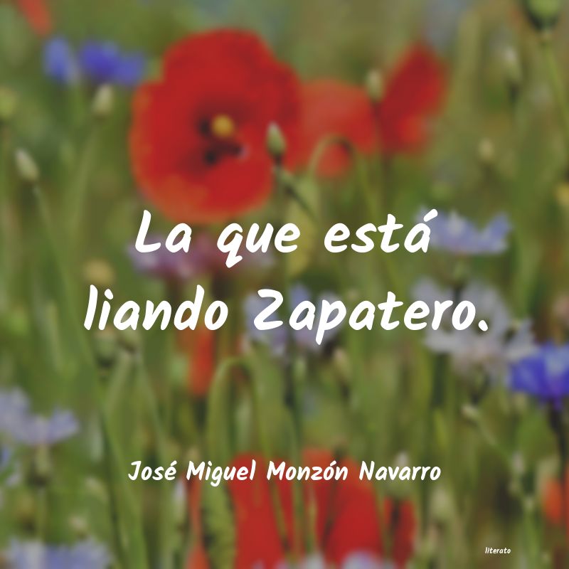 Frases de José Miguel Monzón Navarro