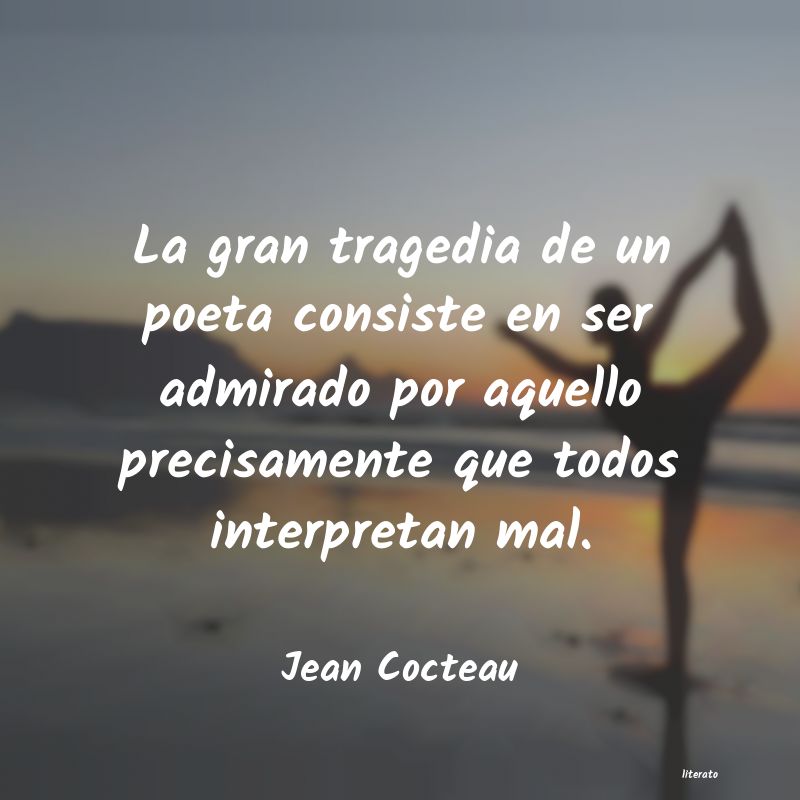 Frases de Jean Cocteau